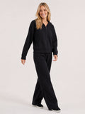 Conjunto Moletom Feminino Flow Aveloz Preto