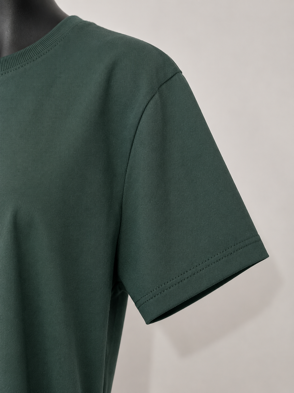 Blusa Assimétrica Feminina com Renda Verde Musgo