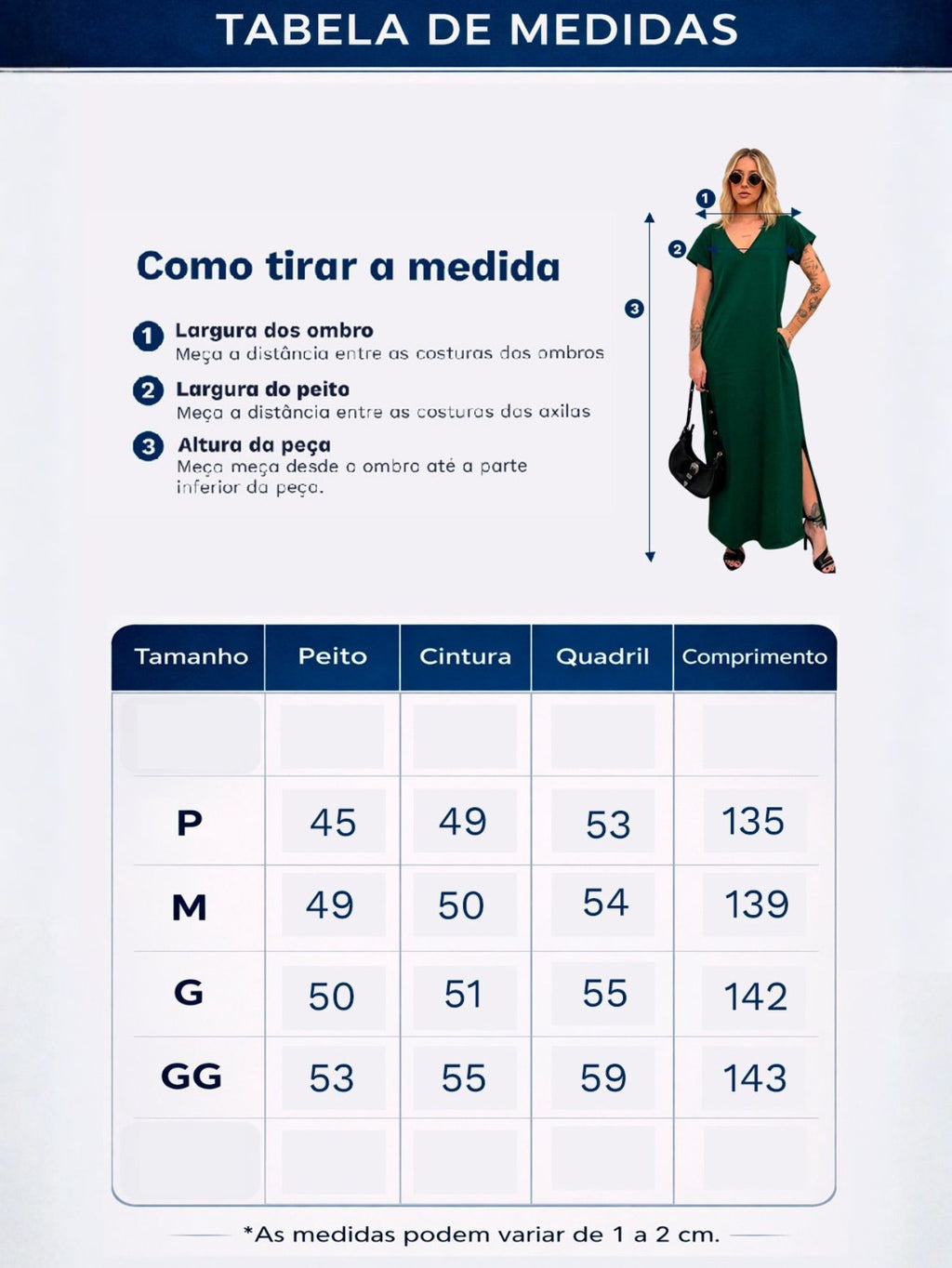 Vestido Longo de Algodão com Bolso Decote V Bordô
