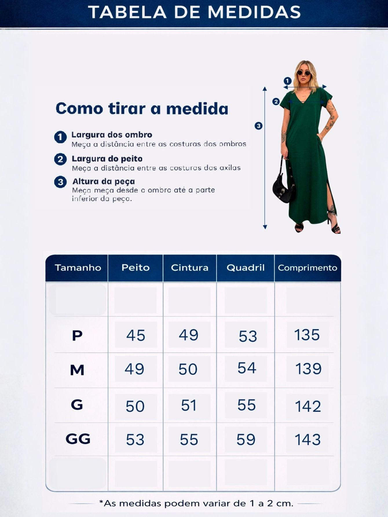 Vestido Longo de Algodão com Bolso Decote V Bordô