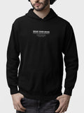 Moletom Canguru Masculino Estampa Authenticity Malha Premium Preto