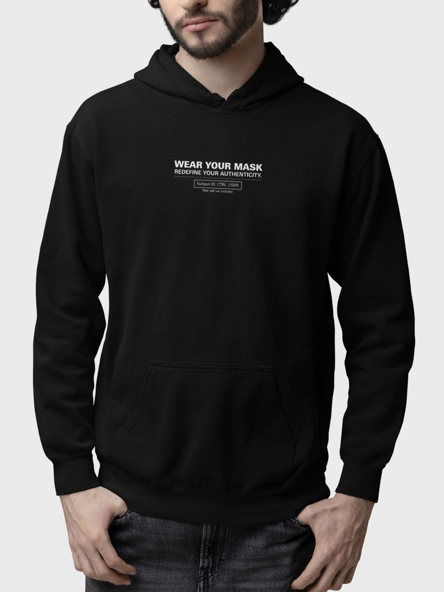 Moletom Canguru Masculino Estampa Authenticity Malha Premium Preto