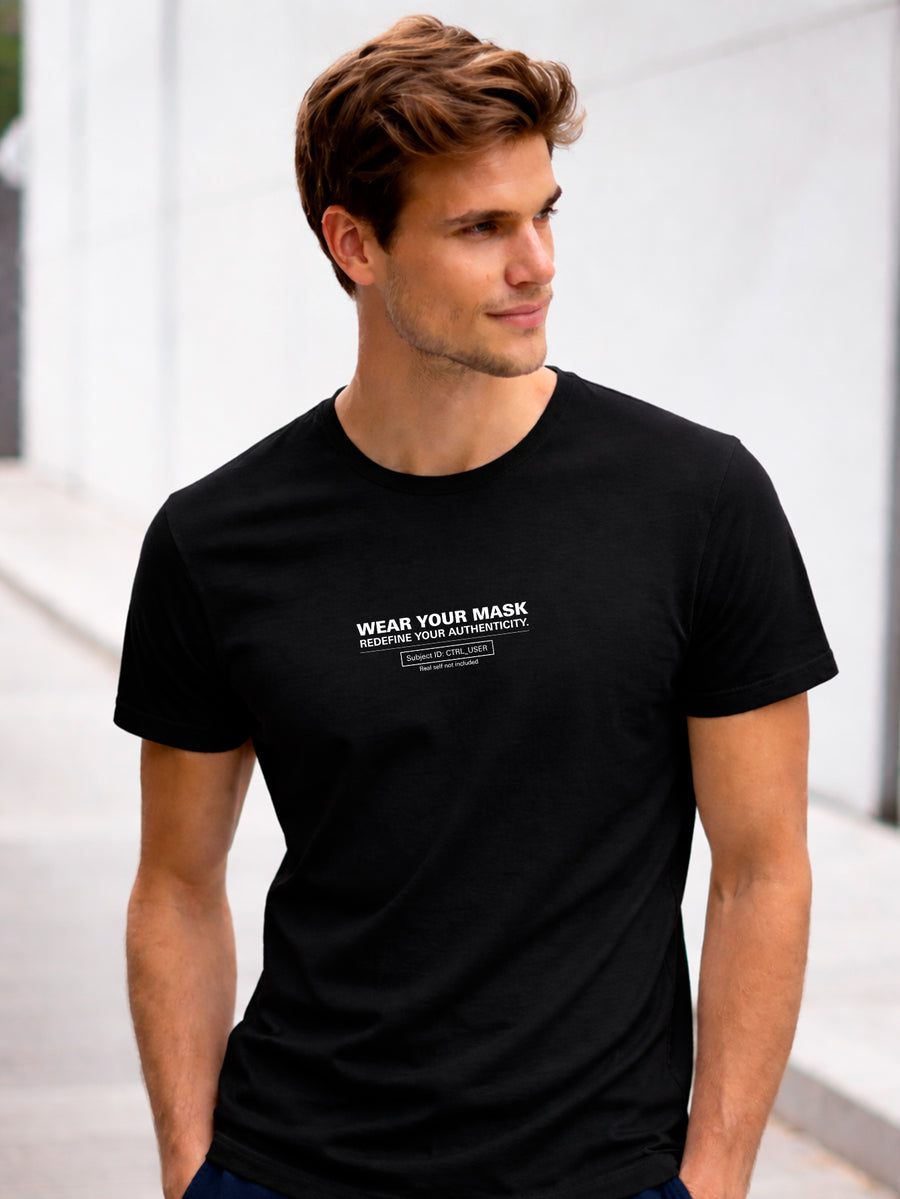 Camiseta Aveloz Masculino Authenticity Confortável 100% Algodão Preto