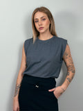 Camiseta Aveloz Feminina Muscle Tee Grafite
