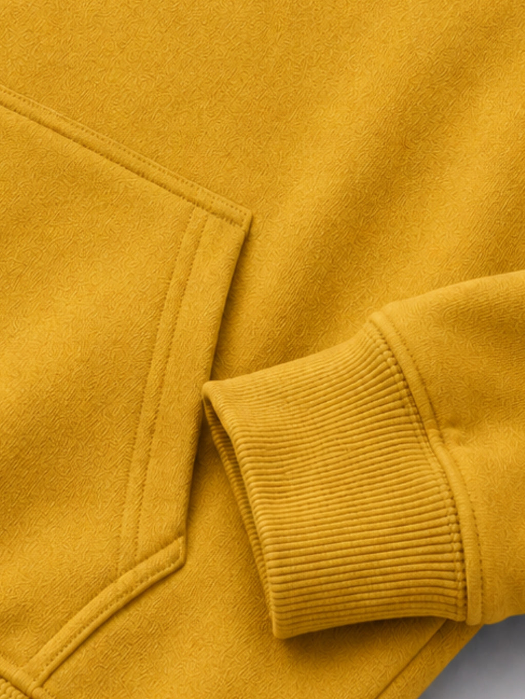 Moletom Masculino Canguru Estampa Brasil Torcedor Amarelo Mostarda