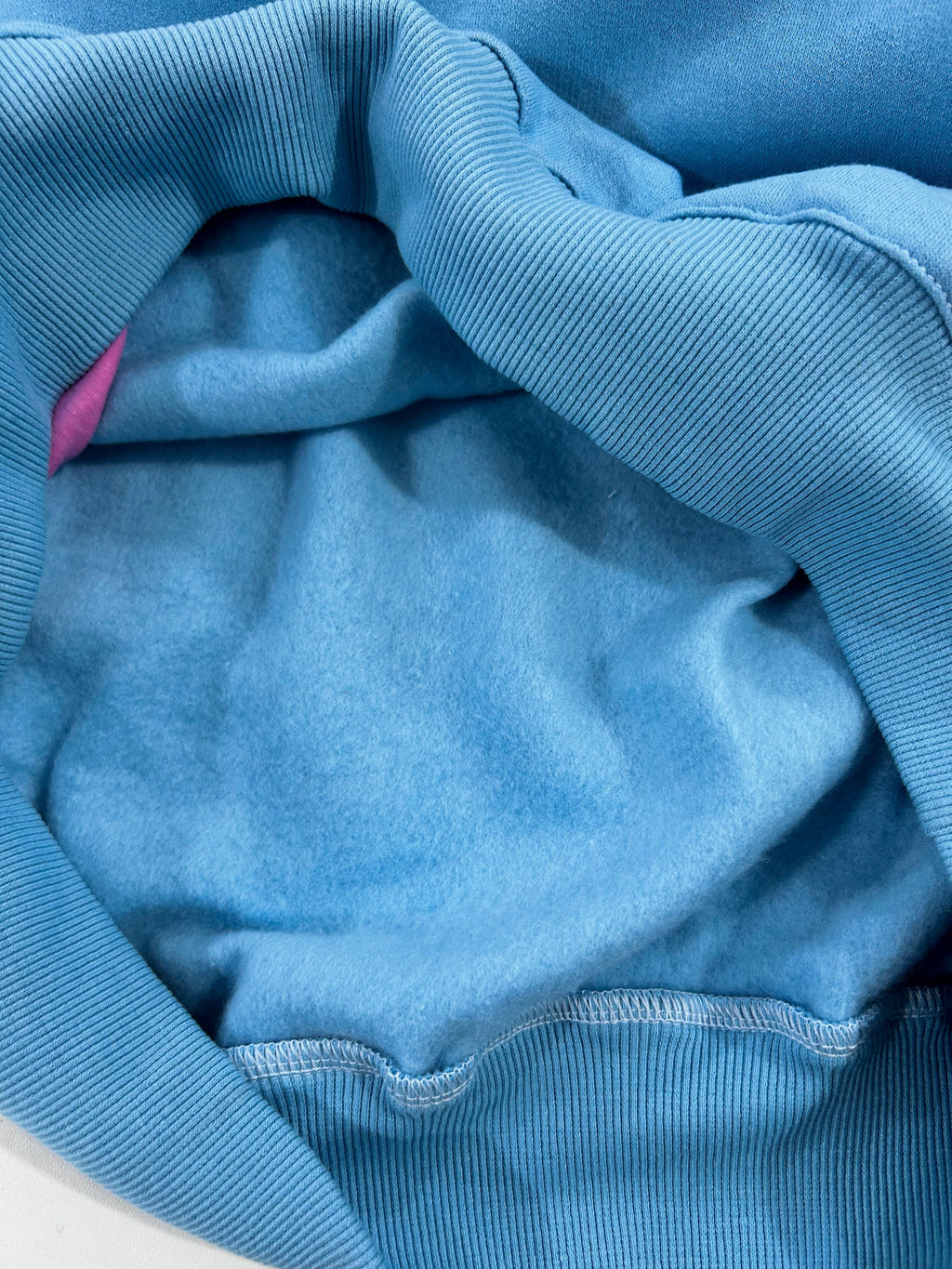 Moletom Feminino Duo Color Azul Bb E Rosa Brush