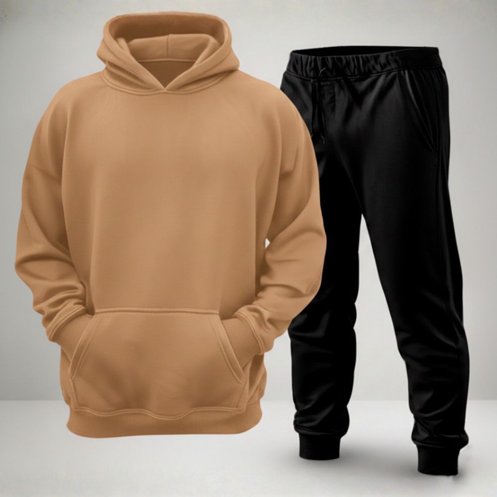 Conjunto Moletom Canguru Unissex Liso Premium Confortável