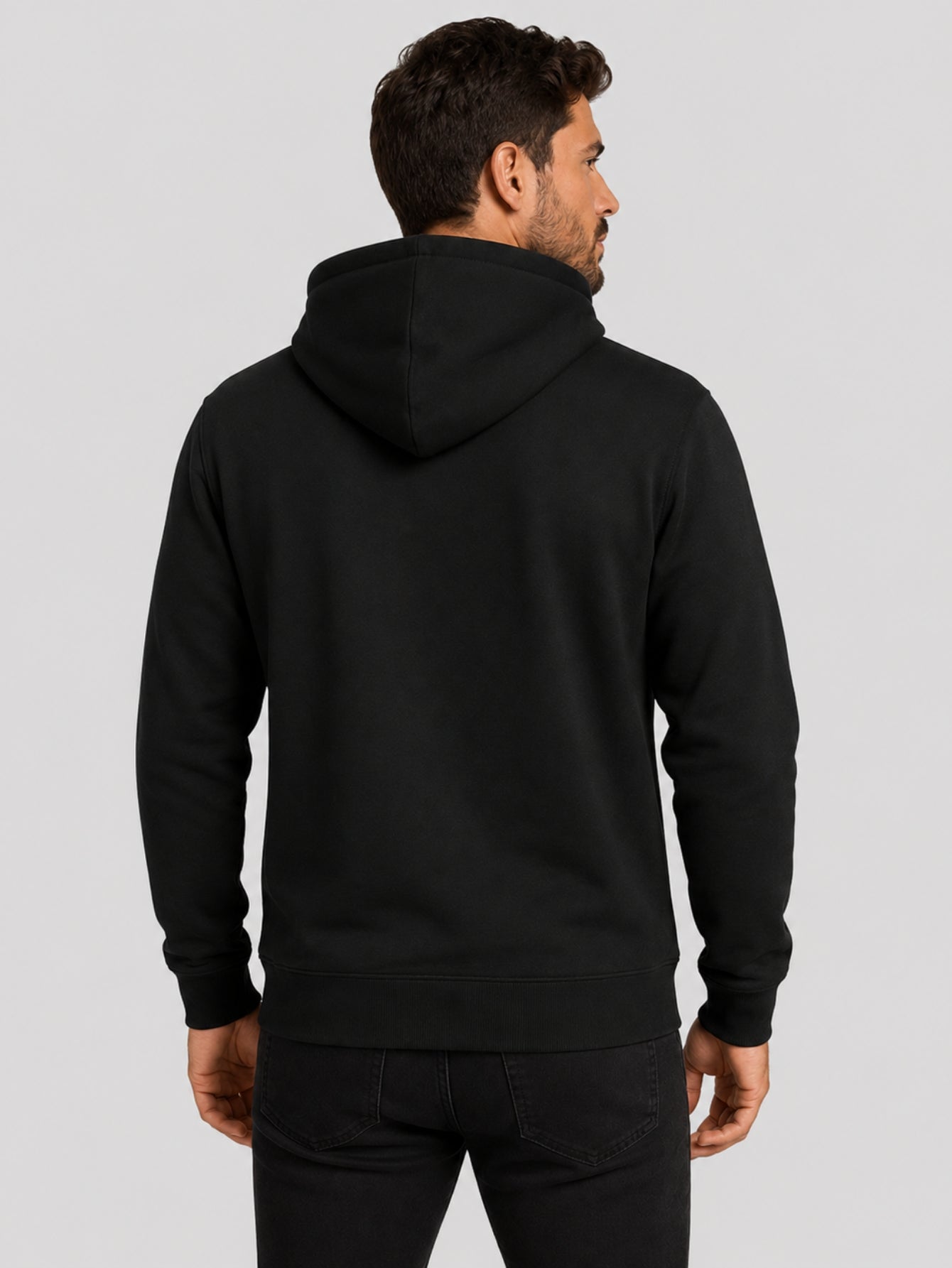 Moletom Masculino Aveloz Canguru Básico Preto