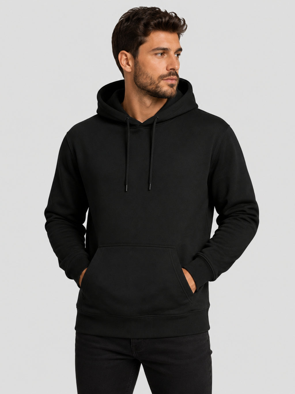 Moletom Masculino Aveloz Canguru Básico Preto