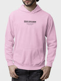 Moletom Canguru Masculino Estampa Authenticity Malha Premium Rosa