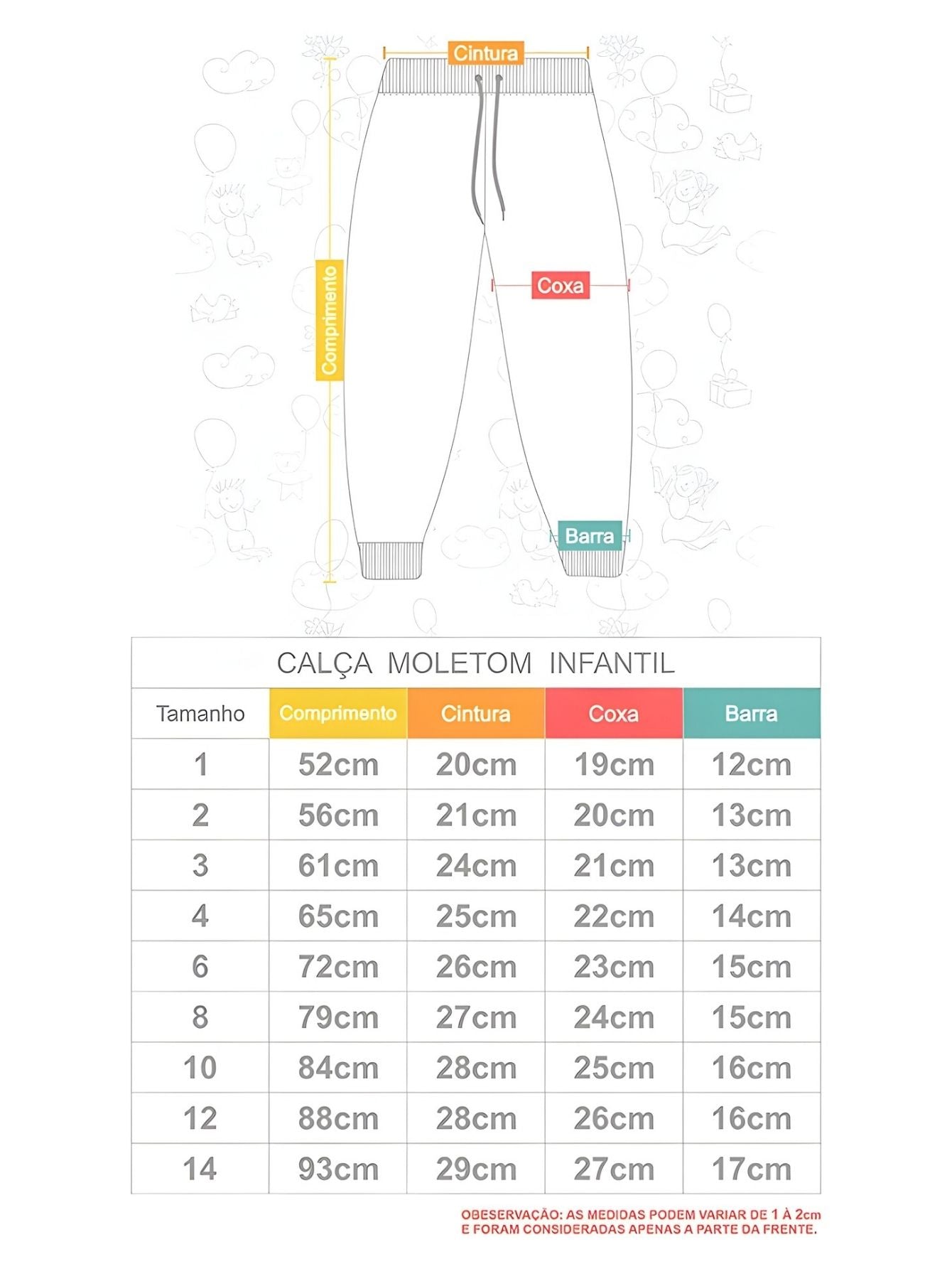 Calça Moletom Aveloz Infantil Rosa