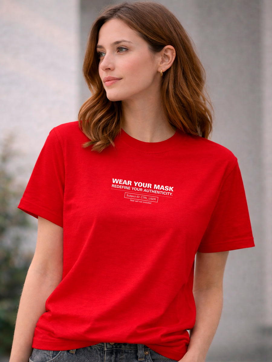 Camiseta Aveloz Feminina Authenticity Confortável 100% Algodão Vermelho
