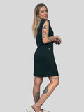 Vestido Aveloz Camisetão Muscle Tee Regata Preta