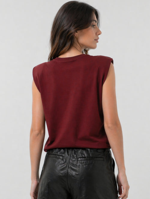 Camiseta Aveloz Feminina Muscle Tee Bordô
