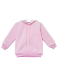 Moletom Aveloz Infantil Canguru Básico Rosa