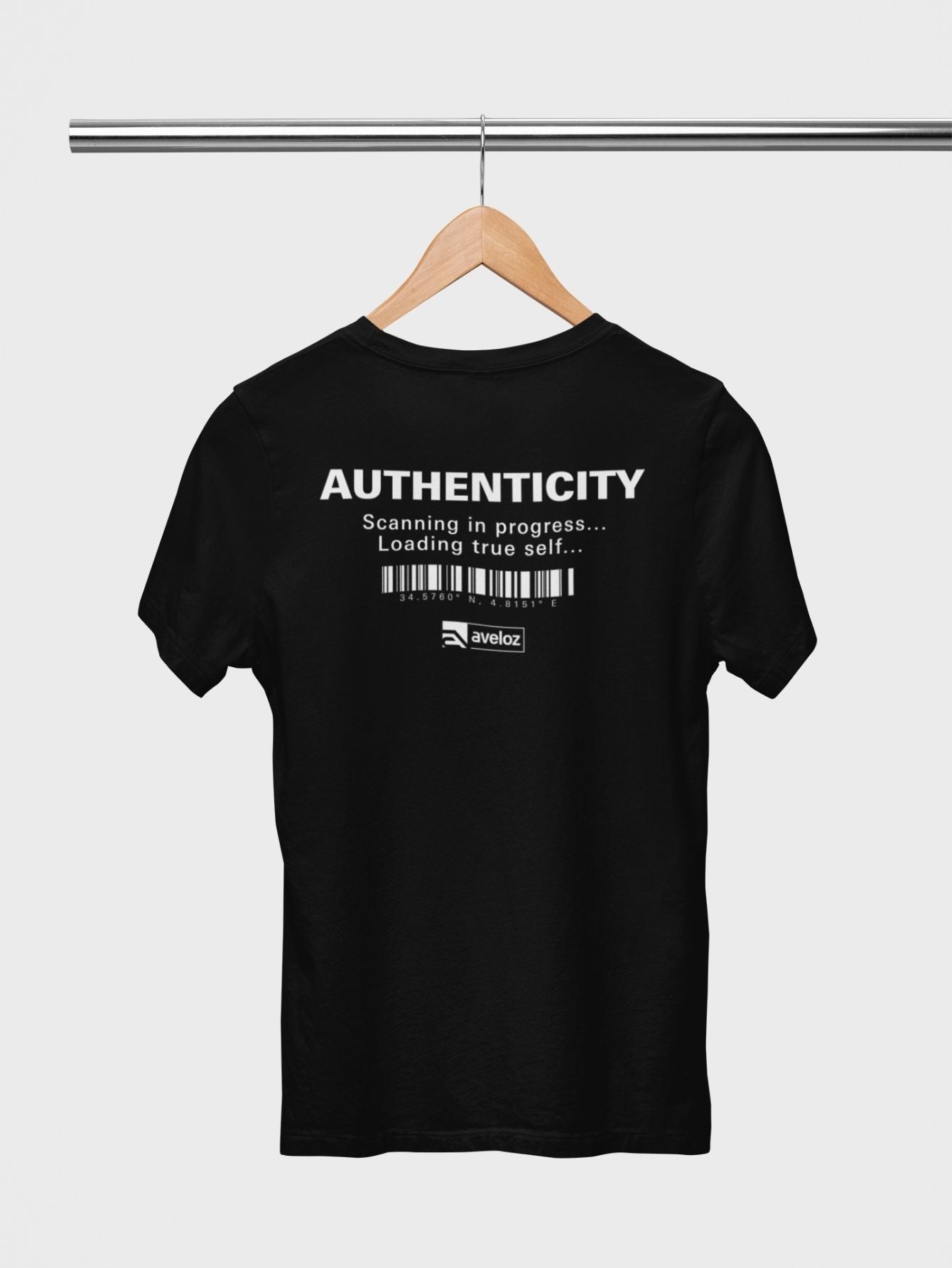 Camiseta Aveloz Feminina Authenticity Confortável 100% Algodão Preto