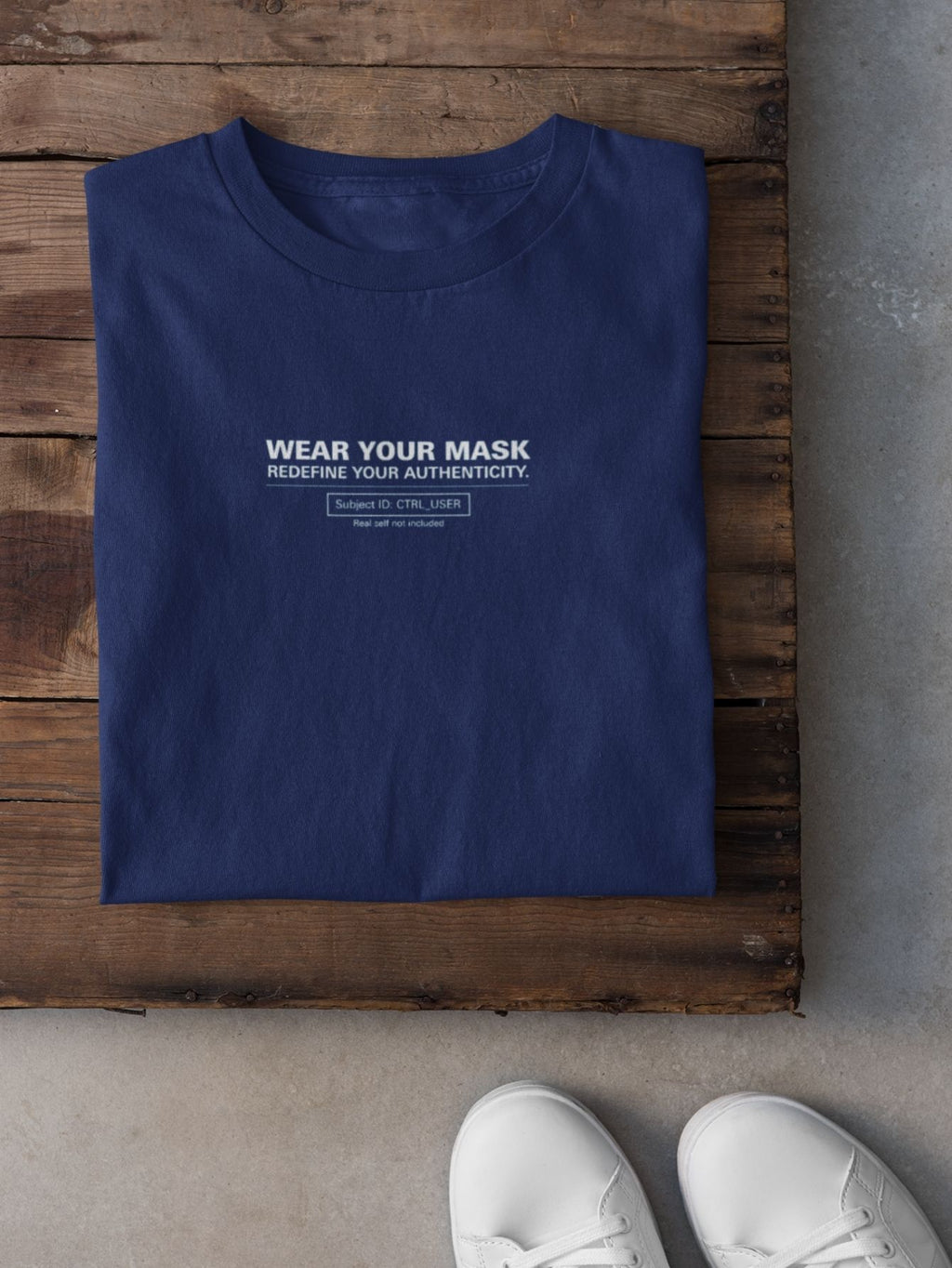 Camiseta Aveloz Feminina Authenticity Confortável 100% Algodão Azul marinho
