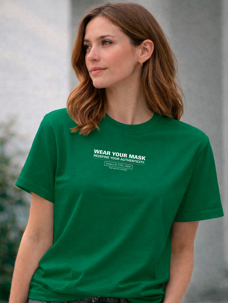 Camiseta Aveloz Feminina Authenticity Confortável 100% Algodão Verde escuro