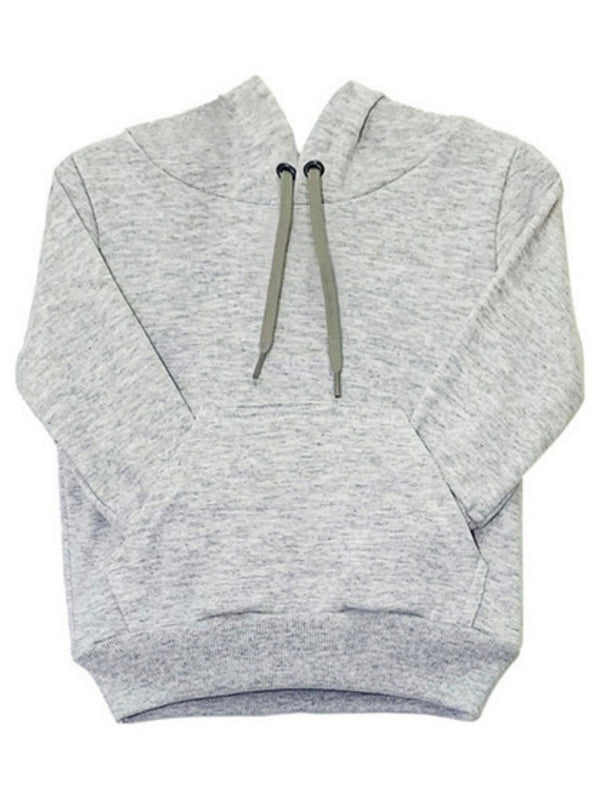 Moletom Aveloz Infantil Canguru Básico Cinza