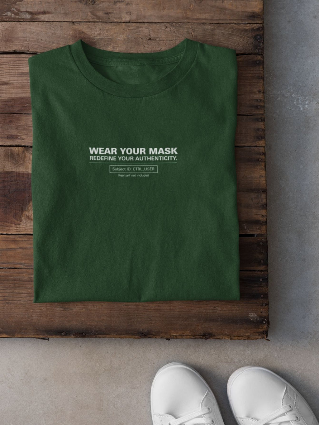 Camiseta Aveloz Feminina Authenticity Confortável 100% Algodão Verde escuro