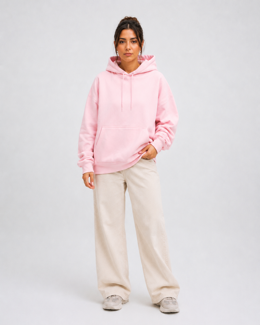 Moletom Feminino Aveloz Canguru Básico Rosa