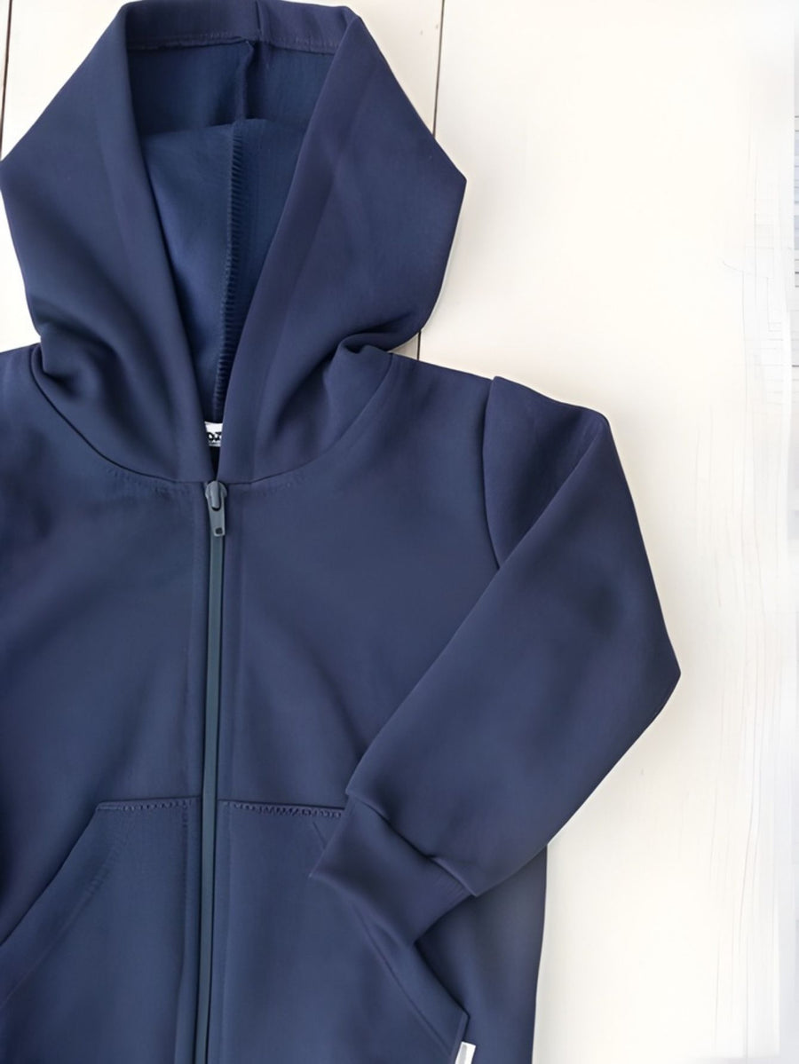 Jaqueta Moletom Infantil Aveloz Marinho