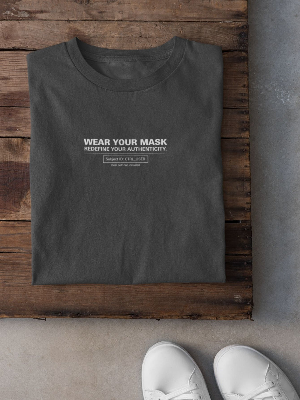 Camiseta Aveloz Masculino Authenticity Confortável 100% Algodão Cinza escuro