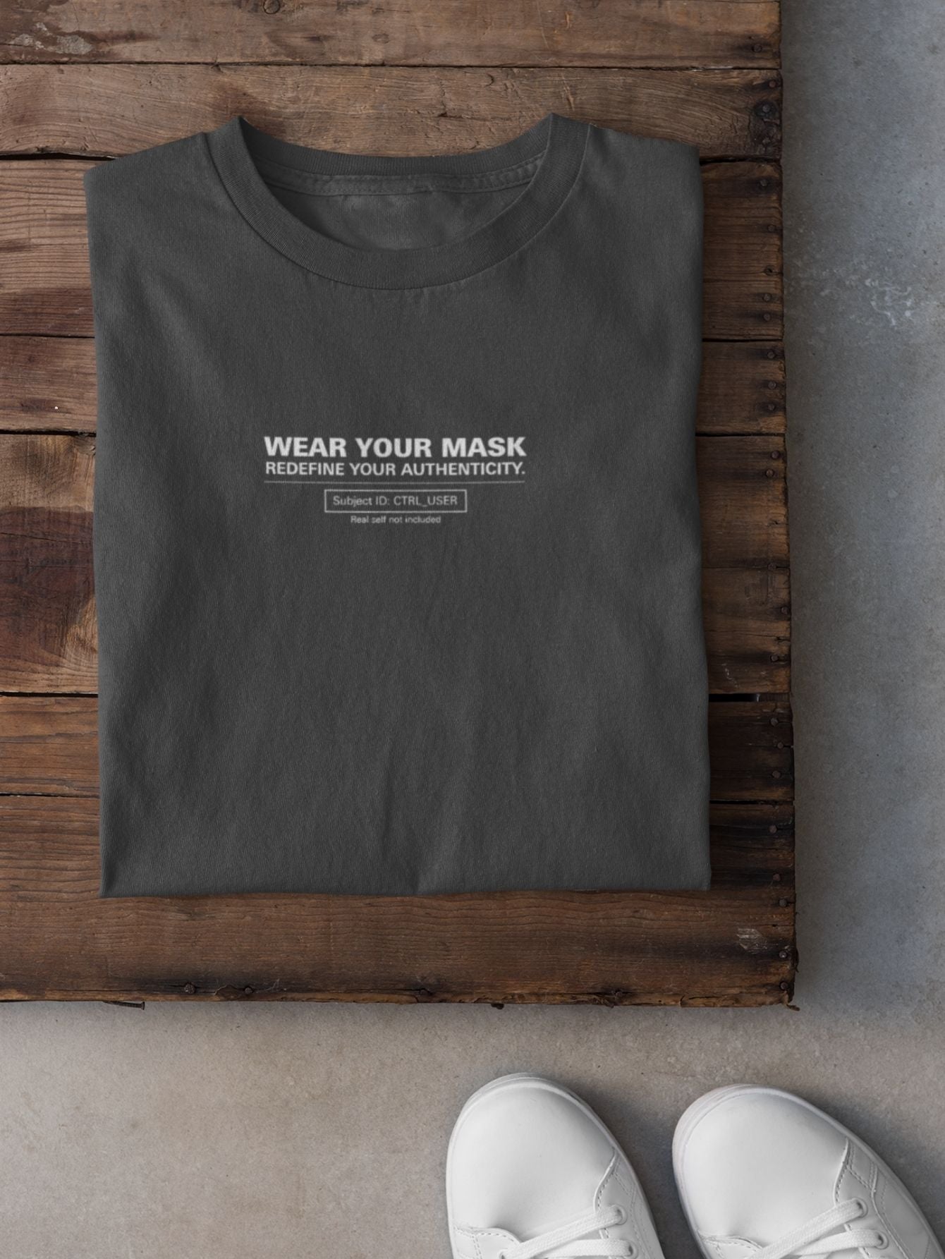 Camiseta Aveloz Masculino Authenticity Confortável 100% Algodão Cinza escuro