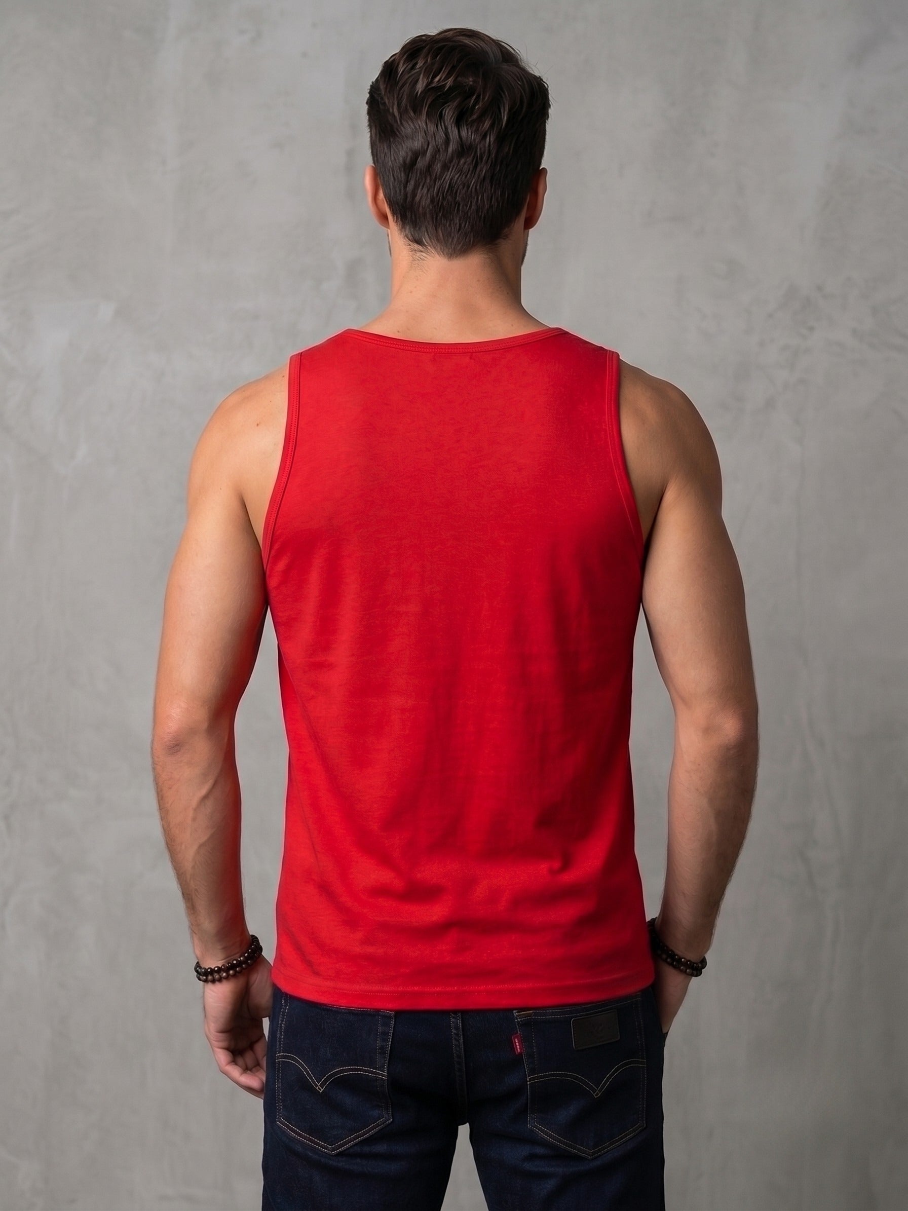 Camiseta Aveloz Regata Masculina Vermelha
