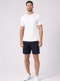Camiseta Masculina Raglan Dry Proteção Solar UV Lisa Corrida Academia Ciclismo Esporte - Branco
