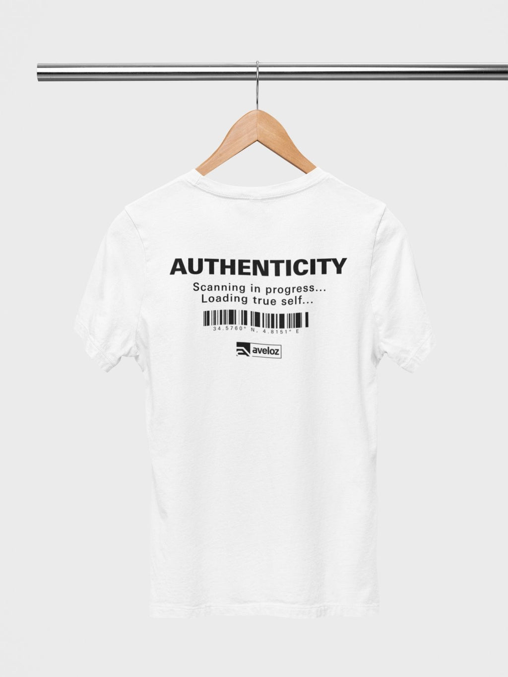 Camiseta Aveloz Feminina Authenticity Confortável 100% Algodão Branco