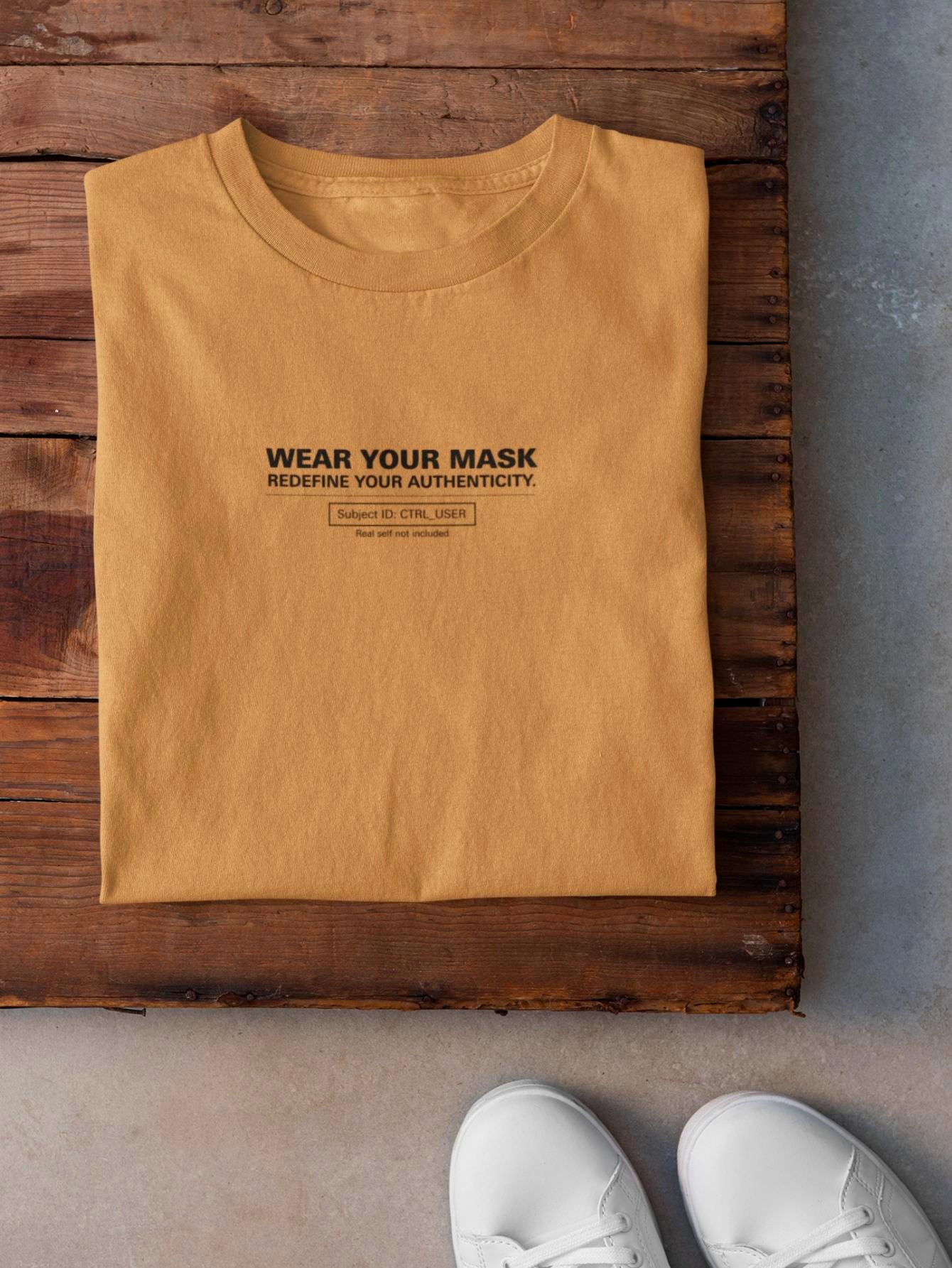 Camiseta Aveloz Masculino Authenticity Confortável 100% Algodão Bege