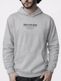 Moletom Canguru Masculino Estampa Authenticity Malha Premium Cinza