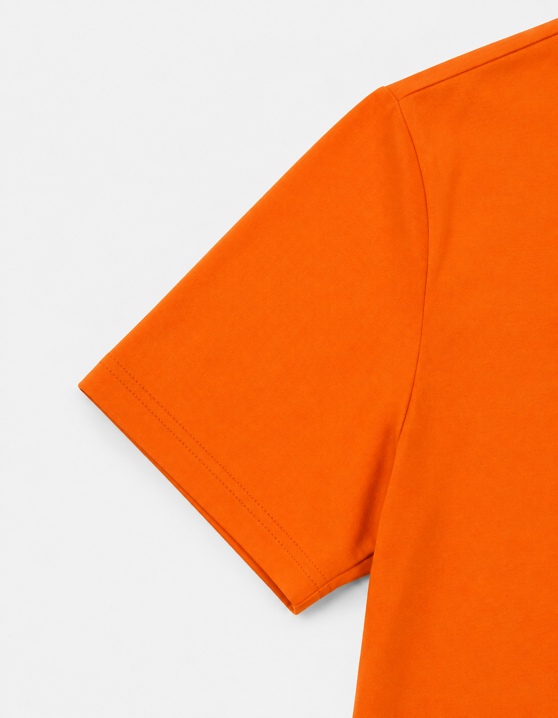 Blusa Assimétrica Feminina com Renda Laranja