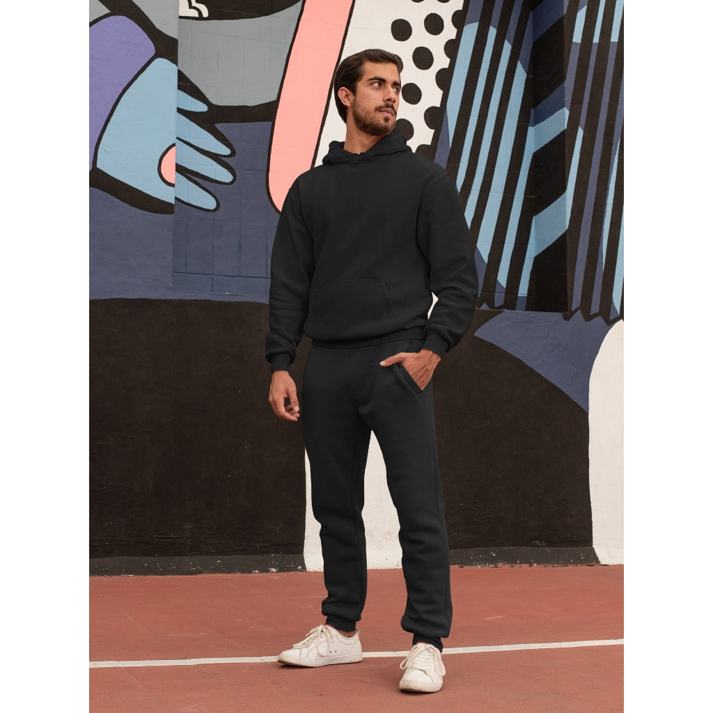 Conjunto Moletom Canguru Unissex Liso Premium Confortável