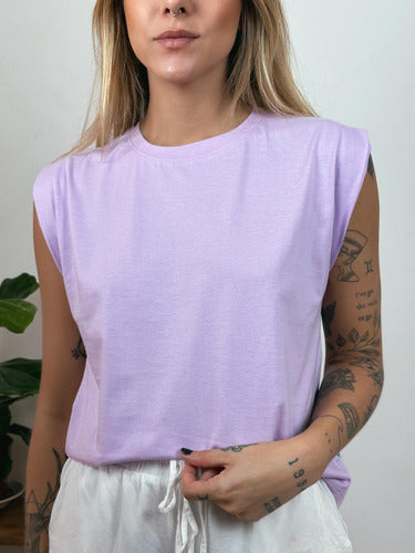 Camiseta Aveloz Feminina Muscle Tee Lilás