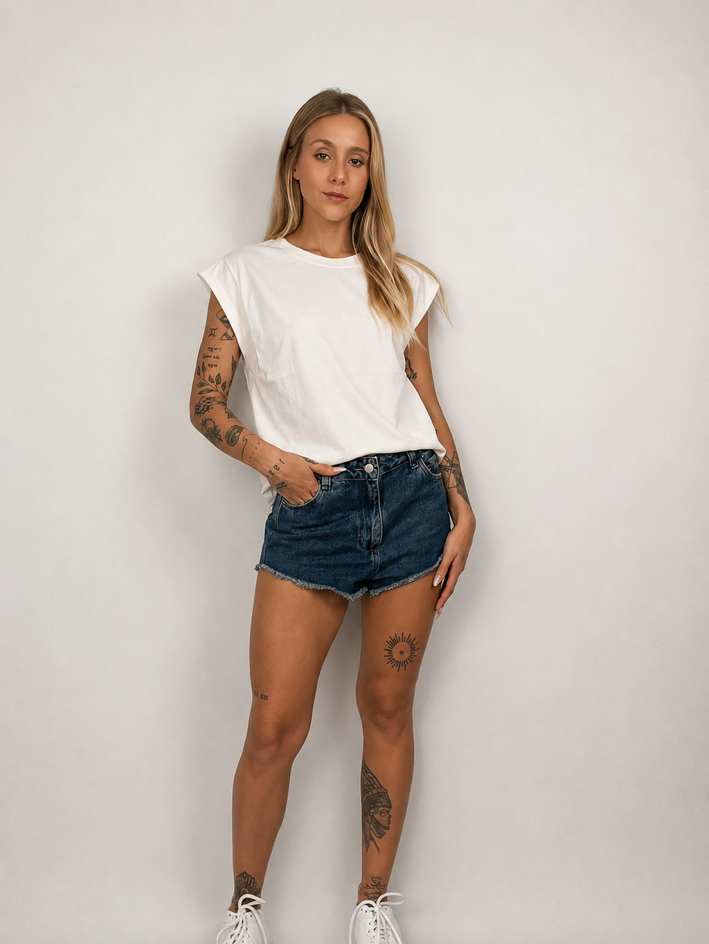 Regata Feminina Aveloz Ombro Caído- Off White