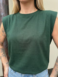 Camiseta Aveloz Feminina Muscle Tee Verde Militar
