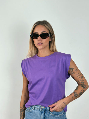Camiseta Aveloz Feminina Muscle Tee Roxo