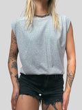 Camiseta Aveloz Feminina Muscle Tee Cinza