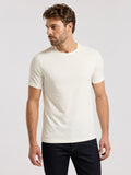 Camiseta Masculina Algodão Básica Off White