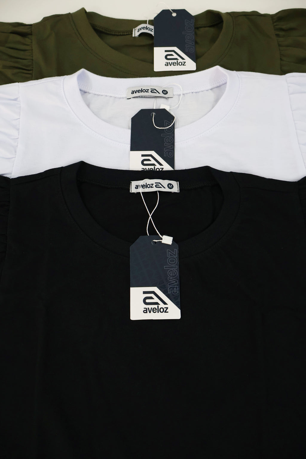 Blusa de Algodão Manga Bufante- Branca