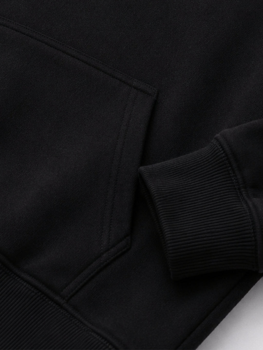 Moletom Masculino Canguru Estampa Brasil Torcedor Preto