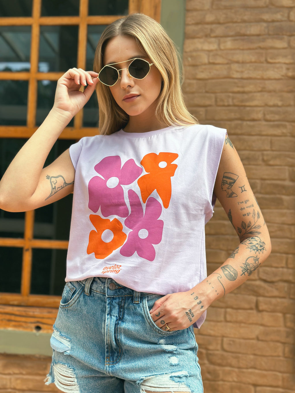 Regata Aveloz Muscle Tee Spring-Lavanda