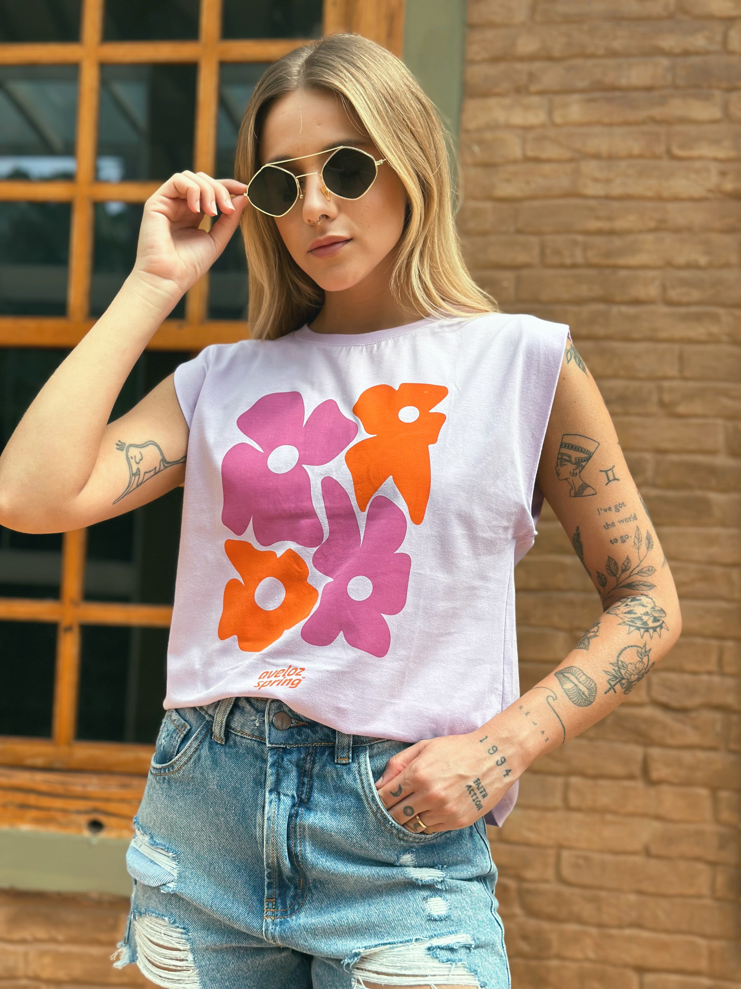 Regata Aveloz Muscle Tee Spring-Lavanda
