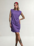 Vestido Aveloz Camisetão Muscle Tee Regata Roxa