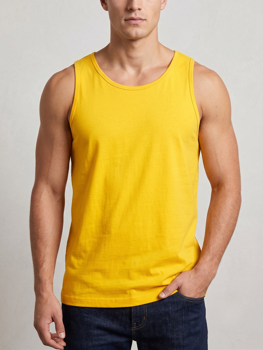 Camiseta Aveloz Regata Masculina Amarelo