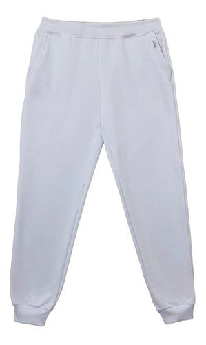 Calça Aveloz Jogger Moletom Branco Branco