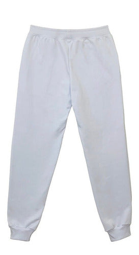 Calça Aveloz Jogger Moletom Branco Branco