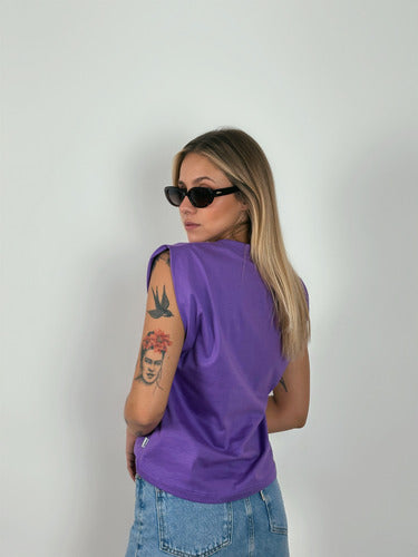 Camiseta Aveloz Feminina Muscle Tee Roxo